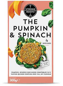 Strong Roots The Pumpkin & Spinach Burger 300g